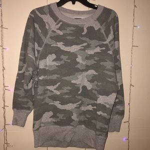 aerie camo sweater